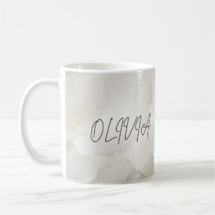 Personalised marble Name Mug