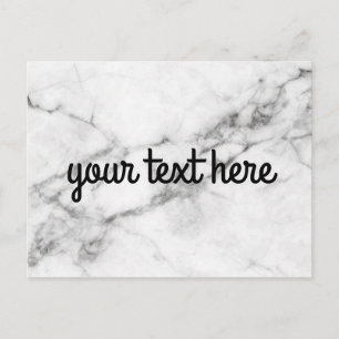 Personalised Marble Postcard