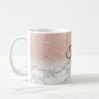 Personalised Marble Sparkle mug