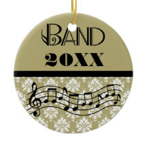 Personalised Marching Band Music Ornament