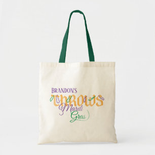 Personalised Mardi Gras Throws Loot Bag