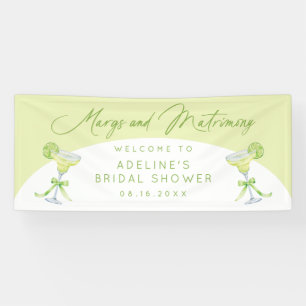 Personalised Margs And Matrimony Bridal Shower Banner