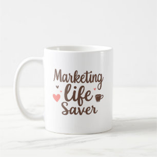 Personalised Marketing Life Saver Coffee Mug