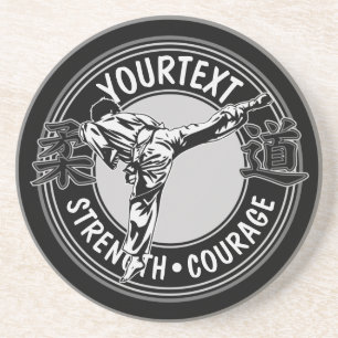 Personalised Martial Arts JUDO Japan Combat Sport  Coaster