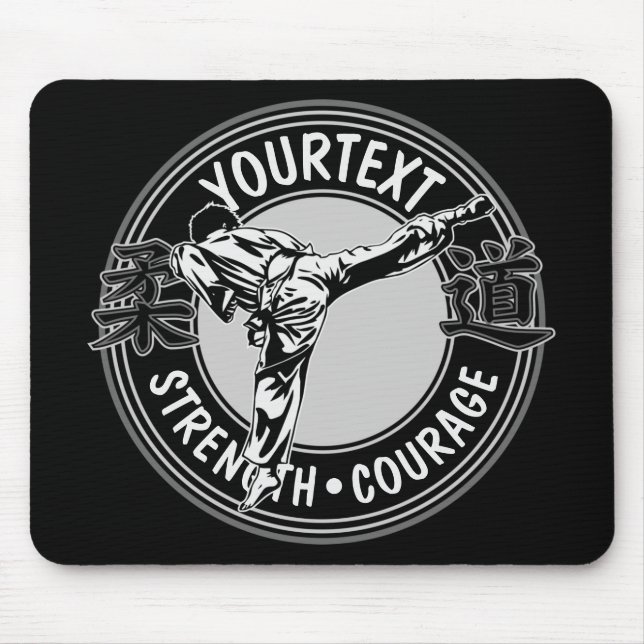 Personalised Martial Arts JUDO Japan Combat Sport Mouse Mat (Front)