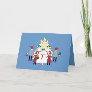 Personalised Martzkin St. Lucia Day Greeting Card