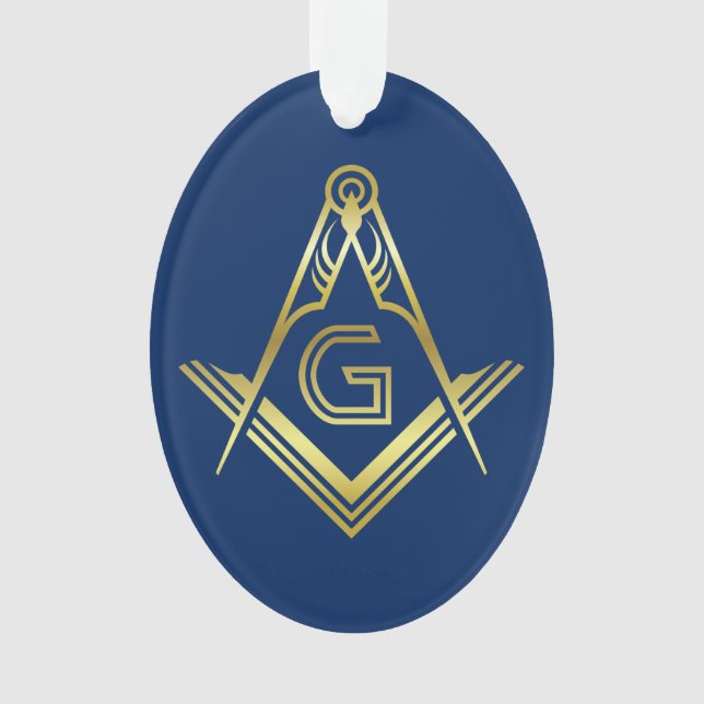 Personalised Masonic Christmas Ornaments (Front)