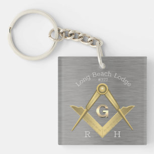 Personalised Masonic Keychain