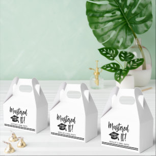 Personalised Masters Degree Graduation Mastered It Favour Box