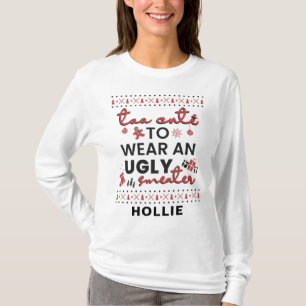 Personalised Matching Family Christmas Holidays T-Shirt