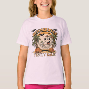 Personalised Matching Family Name Summerween T-Shirt