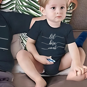 Personalised Matching little Brother Baby Bodysuit
