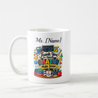 Personalised Math Teacher Coffee Mug | Best Math T