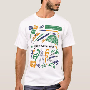Personalised Math Teacher T-shirt
