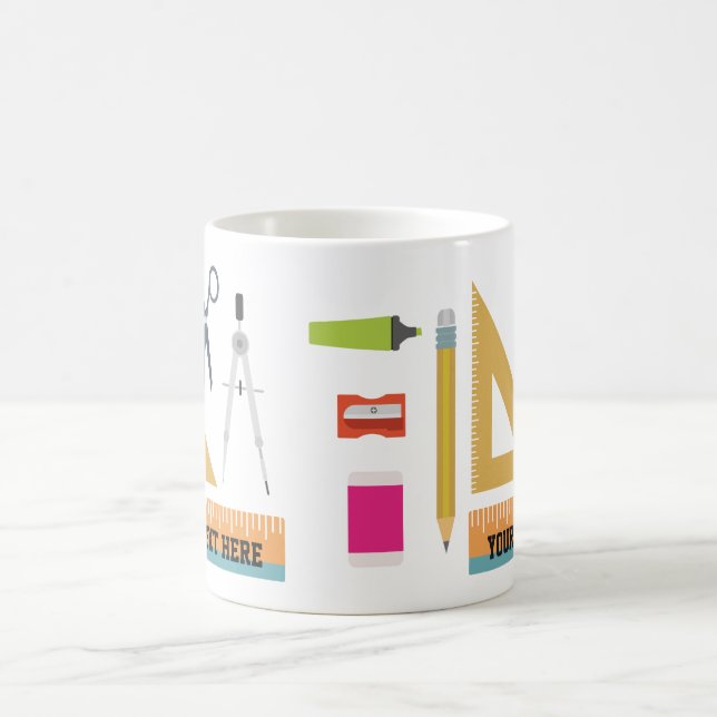 Personalised Maths Teacher Gift Mug (Center)