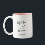 Personalised Matron of Honour Two-Tone Coffee Mug<br><div class="desc">Personalised Matron of Honour Two-Tone Coffee Mug</div>