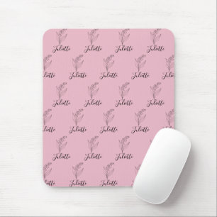 Personalised May Lily of the Valley Birth Flower Mouse Mat