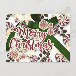 Personalised Mayberry Christmas Photo Postcard