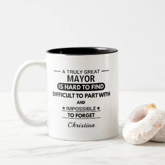 Personalised Mayor Thank You Mug Civic Leader Gift