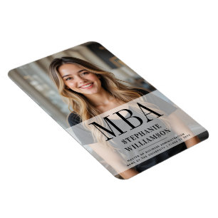 Personalised MBA Business School Graduation Magnet