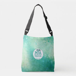 Personalised Medical Assistant Green Crossbody Bag