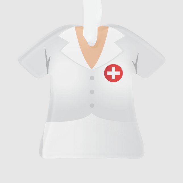 Personalised Medical Christmas Holiday Ornament (Front)