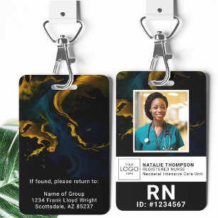 Personalised Medical Employee Lanyard Photo ID Badge