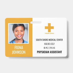 Personalised Medical Employee Logo Photo ID Badge