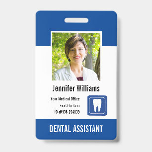 Personalised Medical Employee Logo Photo ID Badge