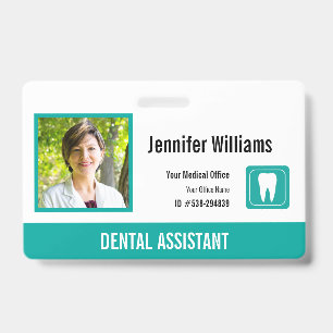 Personalised Medical Employee Logo Photo ID Badge