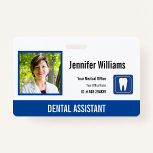 Personalised Medical Employee Logo Photo ID Badge