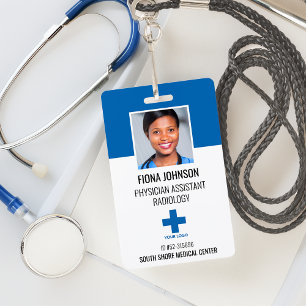 Personalised Medical Employee Logo Photo ID ID Badge