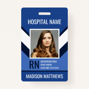 Personalised Medical Employee Photo ID Badge