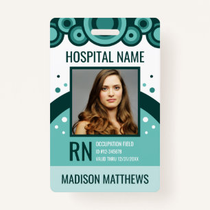 Personalised Medical Employee Photo ID Badge