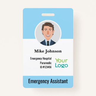 Personalised Medical Employee Photo ID Badge
