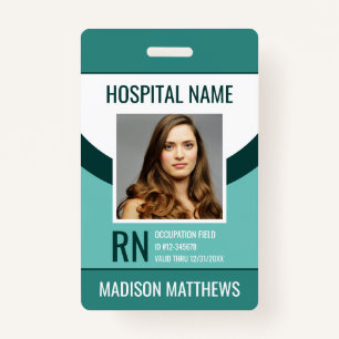Personalised Medical Employee Photo ID ID Badge