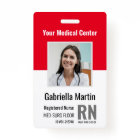 Personalised Medical Employee Photo ID