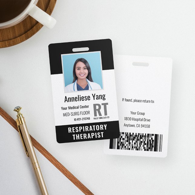 Personalised Medical Hospital Employee Photo ID Badge (Creator Uploaded)