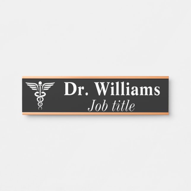Personalised MEDICAL & Hospital Pharmacy Door Sign (Front)