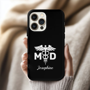 Personalised Medical MD Phone Case, Doctor Gift iPhone 15 Pro Case