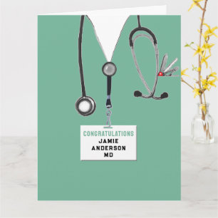 Personalised Medical School Grad Card
