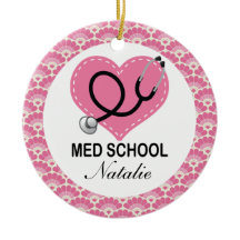 Personalised Medical School Graduate Ornament