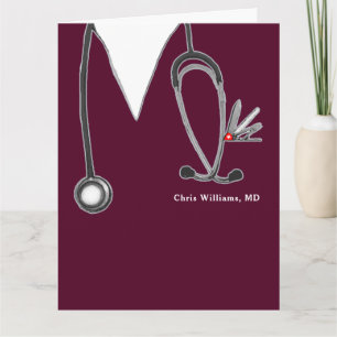 Personalised Medical School Graduation Card