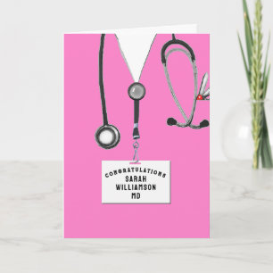 Personalised Medical School Graduation Card