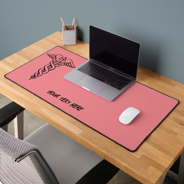 Personalised Medical Symbol Desk Mat (Office 2)