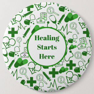 Personalised Medical Theme Healthcare Professional 6 Cm Round Badge