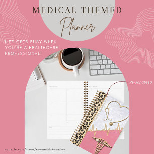 Personalised Medical Theme Monthly Planner
