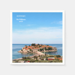 Personalised Mediterranean Minorca Napkin