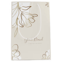 Personalised Medium Paper Bag Elegant Design