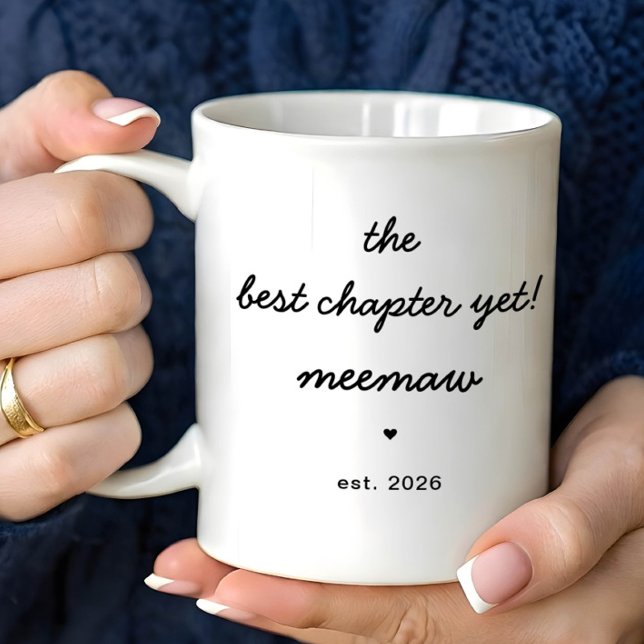 Personalised Meemaw Mug Best Chapter Yet (Creator Uploaded)